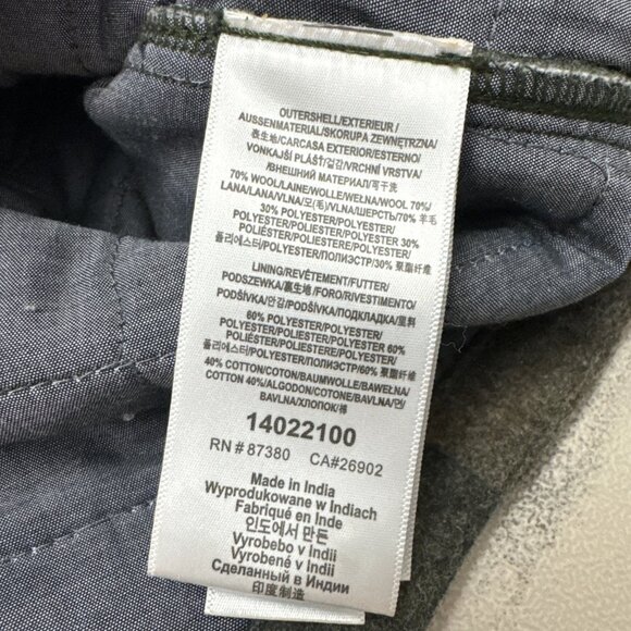 Burton Durable Goods Coat Jacket WOOL Camo Camouflage Men’s Medium Lined - Picture 9 of 14